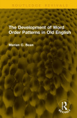 Development of Word Order Patterns in Old English