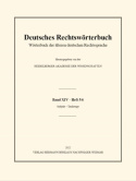 Deutsches Rechtsworterbuch