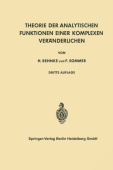 Theorie der Analytischen Funktionen Einer Komplexen Veranderlichen