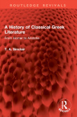 History of Classical Greek Literature