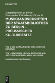 Katalog und Einfuhrung