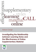 Investigating the Relationship between Learning Styles and the Effectiveness of Online Supplementary Material