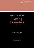 Pocket Guide to Eating Disorders
