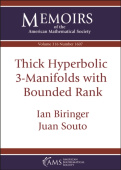 Thick Hyperbolic $3$-Manifolds with Bounded Rank