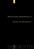 "Herbst des Mittelalters"?