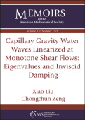 Capillary Gravity Water Waves Linearized at Monotone Shear Flows