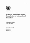 Report of the United Nations Commission on International Trade Law