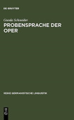 Probensprache der Oper