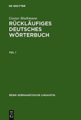 Rucklaufiges Deutsches Worterbuch