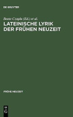 Lateinische Lyrik der Fruhen Neuzeit