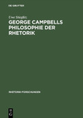 George Campbells Philosophie Der Rhetorik