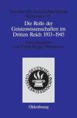 Rolle der Geisteswissenschaften im Dritten Reich 1933-1945