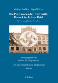 Professoren Der Universitat Rostock Im Dritten Reich