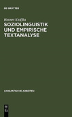 Soziolinguistik und empirische Textanalyse