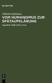Vom Humanismus Zur Spataufklarung
