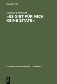 Â»Es Gibt Fur Mich Keine ZitateÂ«