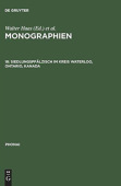 Monographien, 18, Siedlungspfalzisch im Kreis Waterloo, Ontario, Kanada