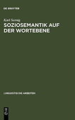 Soziosemantik auf der Wortebene