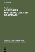 AbriĂź der mittelenglischen Grammatik