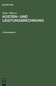 Kosten- und Leistungsrechnung, Losungsbuch