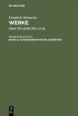 Autobiographische Schriften