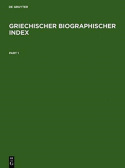 Griechischer Biographischer Index