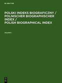 Polski Indeks Biograficzny