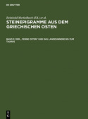 Steinepigramme Aus Dem Griech CB