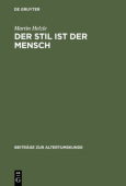 Stil ist der Mensch