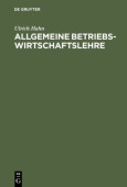 Allgemeine Betriebswirtschaftslehre