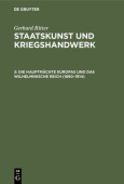 Die Hauptmachte Europas Und Das Wilhelminische Reich (1890-1914)