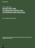 Regesten Von 565-1025