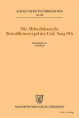 althochdeutsche Benediktinerregel des Cod. Sang 916