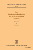 Drei Reichenauer Denkmaler der altalemannischen Fruhzeit