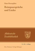 Reimpaarspruche und Lieder