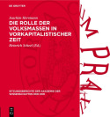 Die Rolle Der Volksmassen in Vorkapitalistischer Zeit