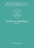 Berichte und Abhandlungen, Band 11