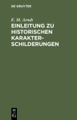 Einleitung Zu Historischen Karakterschilderungen