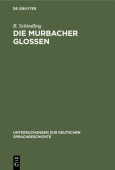 Die Murbacher Glossen