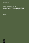 Reichszivilgesetze. (Ausgabe Fur Sachsen)