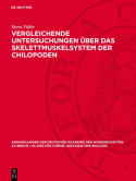 Vergleichende Untersuchungen uber das Skelettmuskelsystem der Chilopoden
