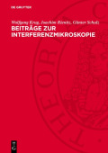 Beitrage Zur Interferenzmikroskopie
