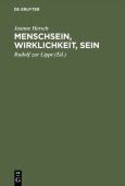 Mensch Sein Wirklichkeit Sein Karl Jaspers Vorlesungen Zu Fragen Der Zeit