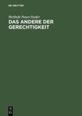 Das Andere Der Gerechtigkeit Moraltheorie Im Kontext Der Geschlechterdifferenz