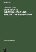 Versteckte Indexikalitaet Und Subjektive Bedeutung