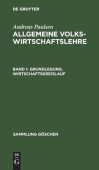 Grundlegung, Wirtschaftskreislauf