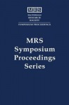 Microelectromechanical Systems — Materials and Devices: Volume 1052