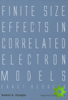 Finite Size Effects In Correlated Electron Models: Exact Results
