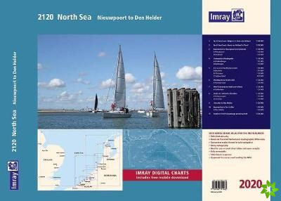 Imray 2120 North Sea - Nieuwpoort to Den Helder Chart Atlas 2020