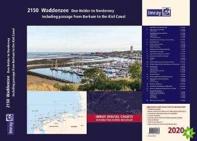 Imray 2150 Waddenzee - Den Helder to Norderney Chart Atlas 2020